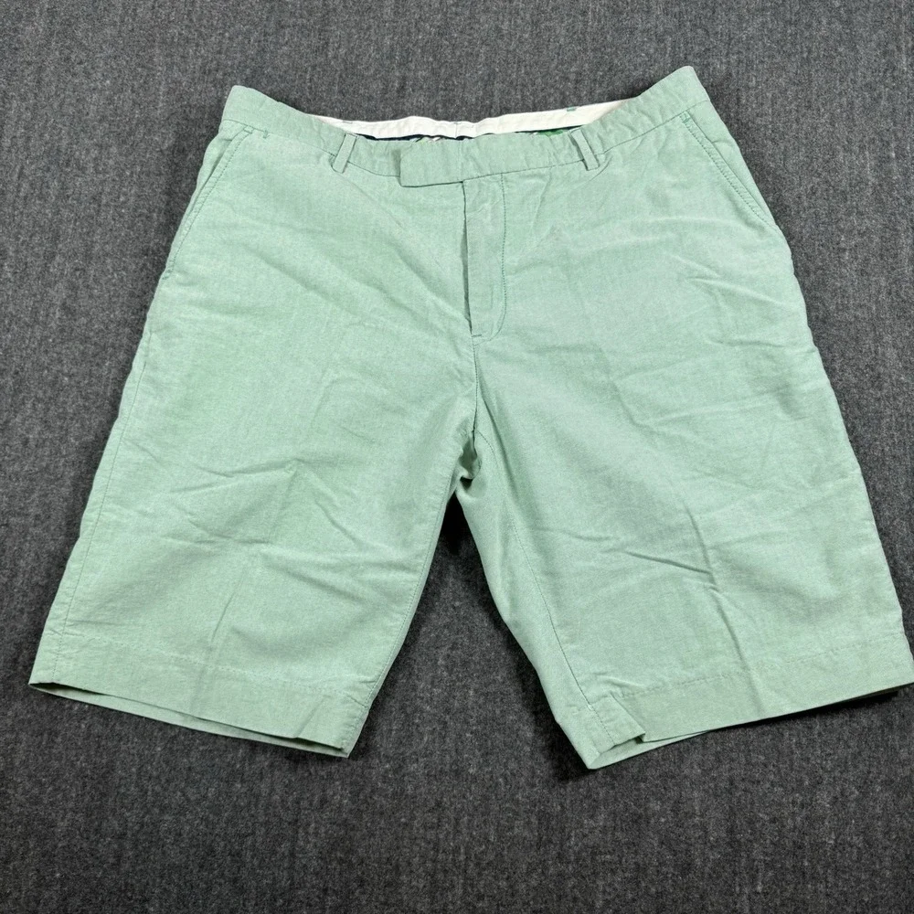 Polo Ralph Lauren Men's Shorts Size 38 Green 100% Cotton Classic Casual Chino